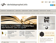 Tablet Screenshot of derletzteprophet.info